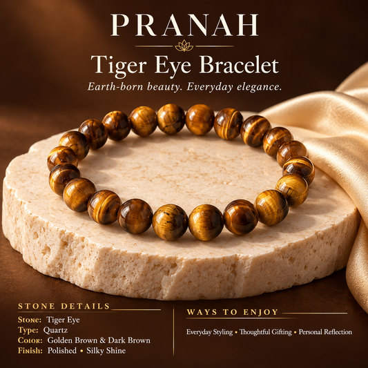 Pranah Tiger Eye Bracelet