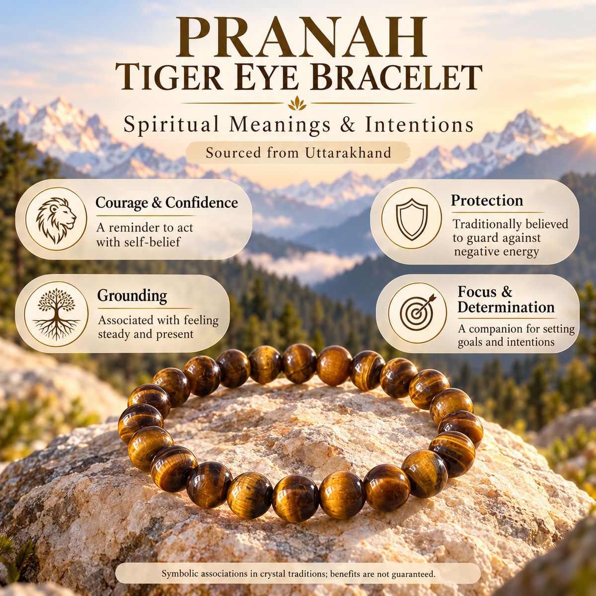 Pranah Tiger Eye Bracelet