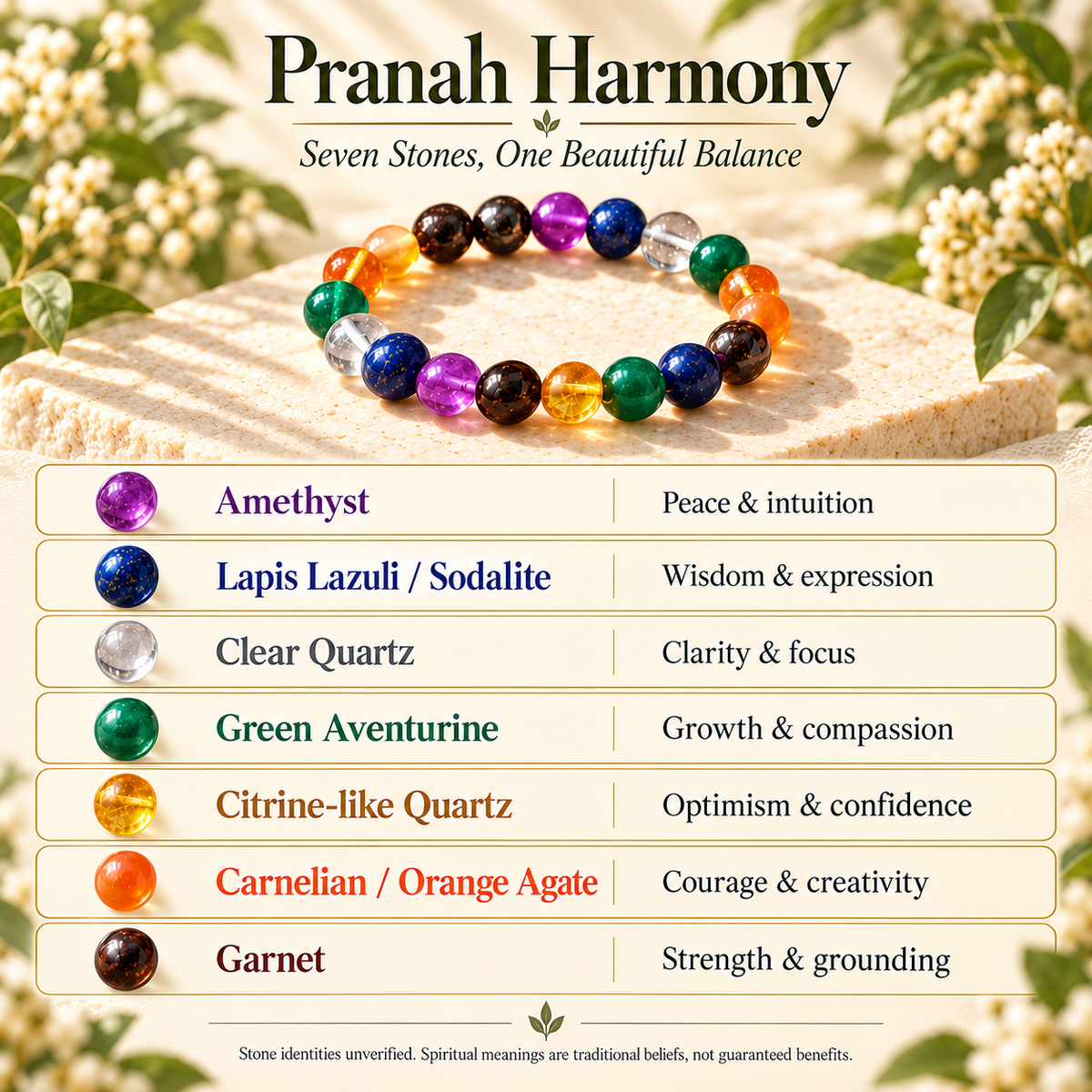Pranah Harmony (Seven Stones, One Beautiful Balance)