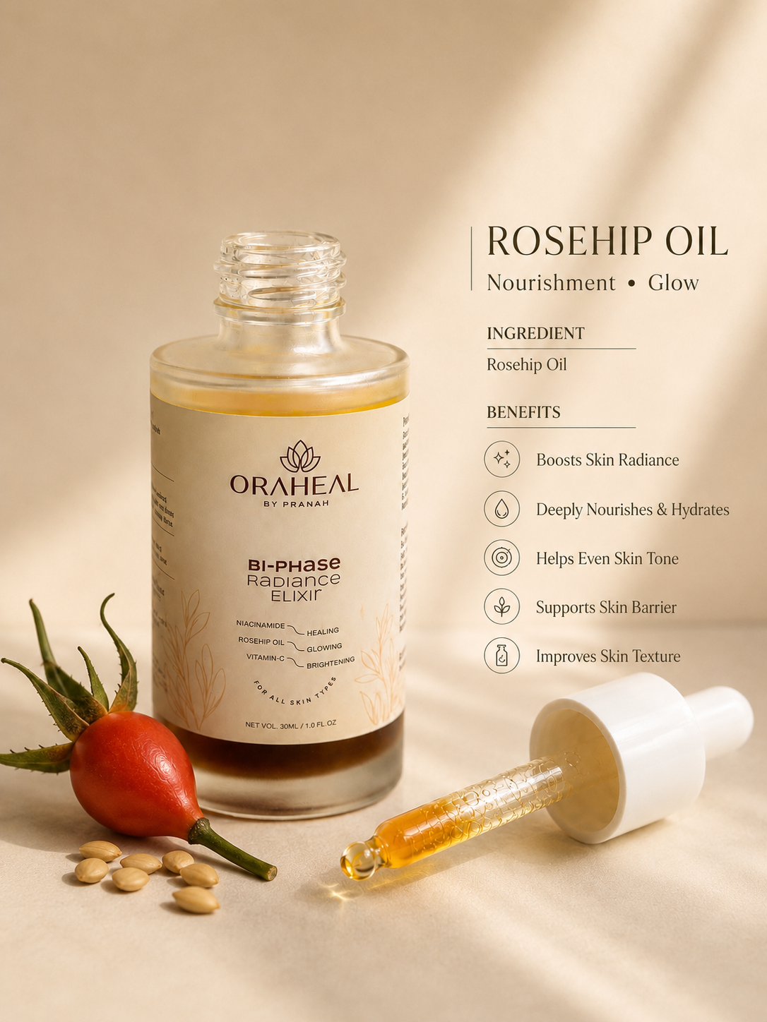 Oraheal Bi-phase radiance elixir